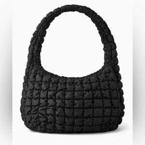 COS Large Quilted Bag, Black